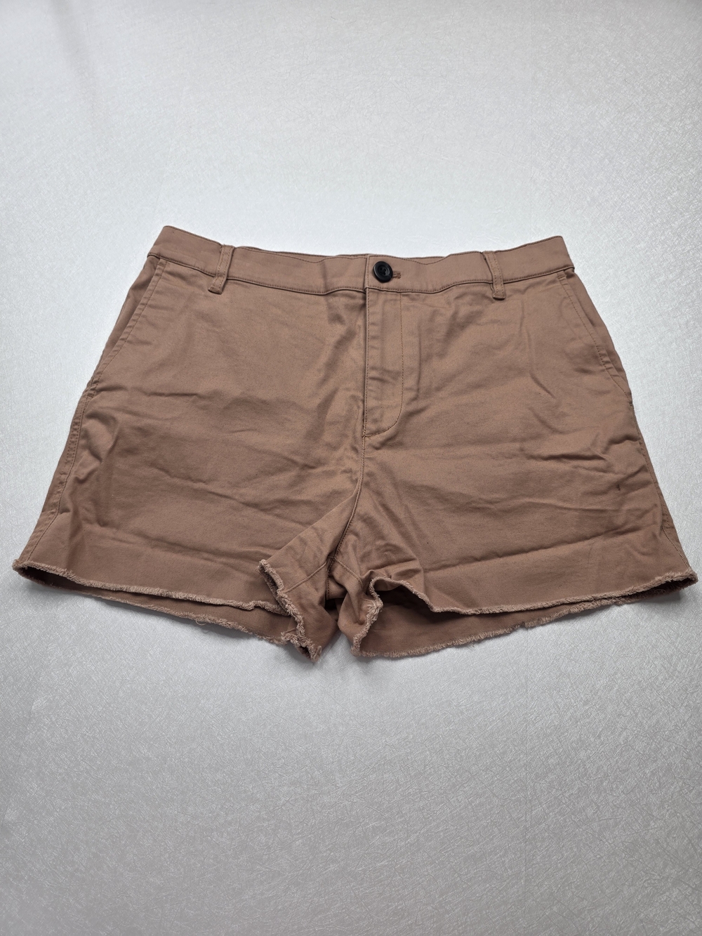 Madewell High-Rise Twill Cutoff Shorts
